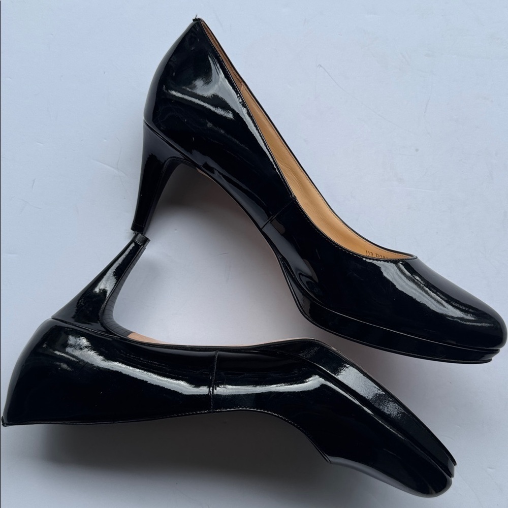 Cole Haan/Nike Air black Patent 3 Inch Leather Heels size 10b - Picture 6 of 7